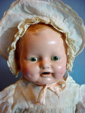 antique doll identities can be found if they are marked,