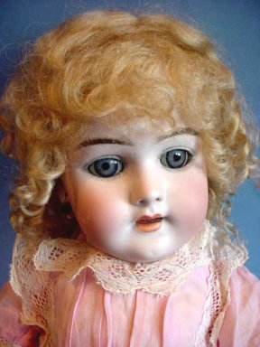 Antique Bisque Doll Original Costume, 8 3/4 IN, Antique German Bisque Doll