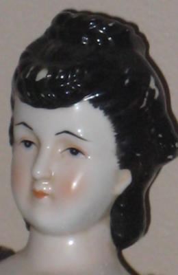 Brunette China Head Doll