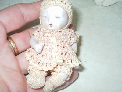 very old baby doll