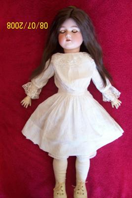 Antique Bisque Headed Doll 