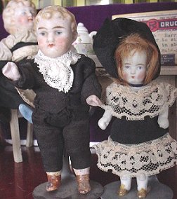 Early 1900s Miniature Bisque Dolls