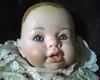 baby doll head close up