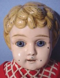 antique metal dolls