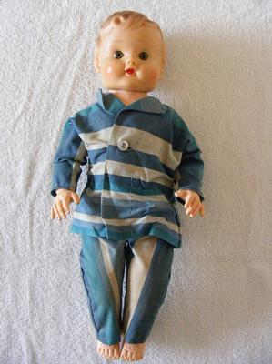 doll with cloths on