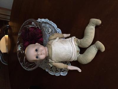 Antique bisque baby doll