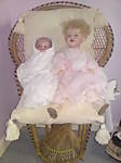 my first two antique dolls.